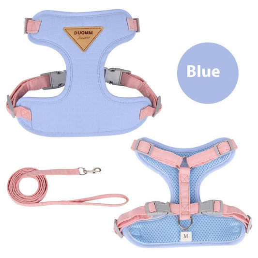 Soft Mesh Cat Harness & Leash Set | Lightweight Escape-Proof Vest