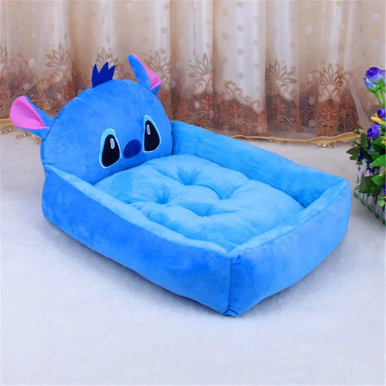 Cartoon Corgi Pet Sofa Bed | Soft Plush Dog Mat with Removable Cover (S-XL)