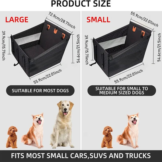 Dog Car Seat Extender | Full Coverage Back Seat Hammock