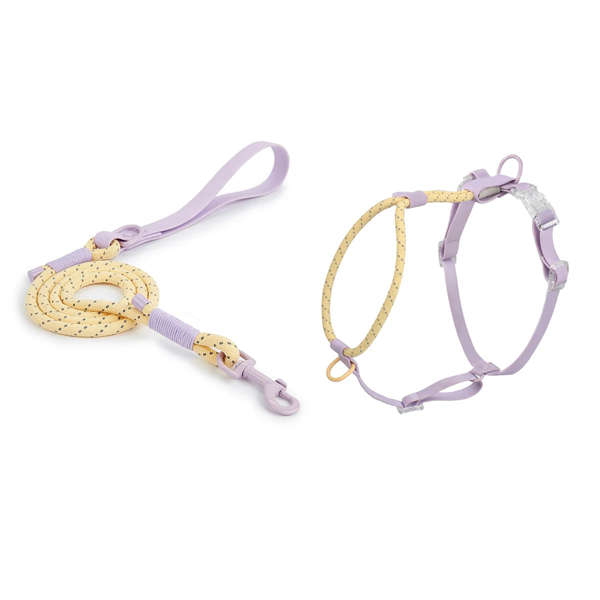Transform hot, frantic summer walks into a cool, synchronized fashion runway—shielding your pup with featherlight breathability and unshakeable nighttime safety.