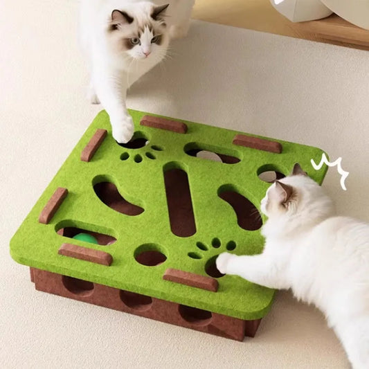 Unlock your cat’s primal hunting instincts and enjoy a flawless, scratch-free home with an artisan-inspired, mess-free puzzle sanctuary.