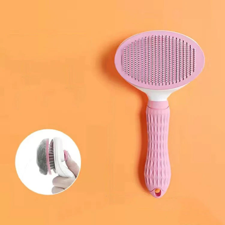 Stainless Steel Pet Grooming Brush for Dogs & Cats