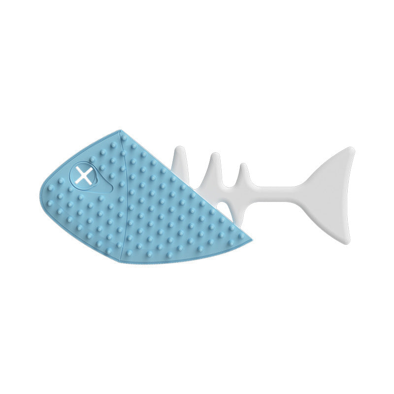 Fishbone Pet Grooming Brush | Gentle Detangler for Kittens &amp; Puppies