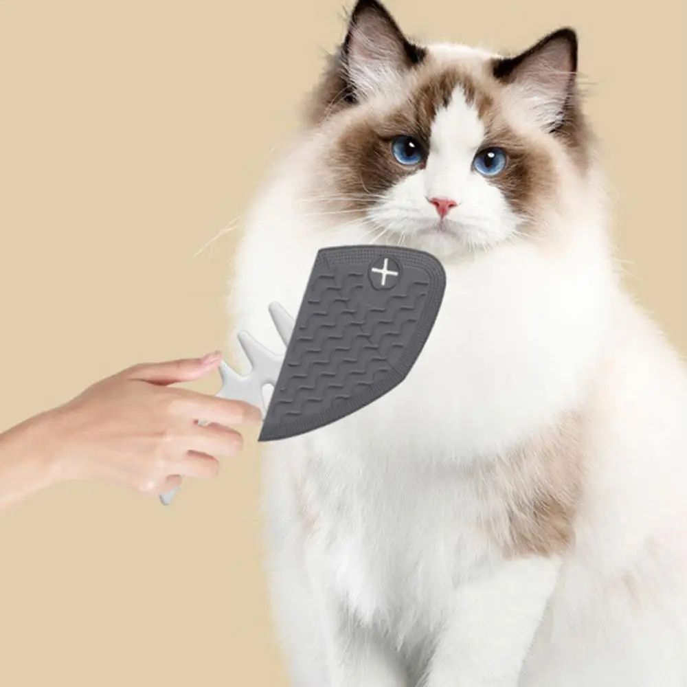 Fishbone Pet Grooming Brush | Gentle Detangler for Kittens &amp; Puppies
