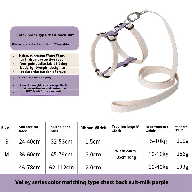 Valley I-Shaped Escape-Proof Harness | Lightweight Anti-Escape Vest