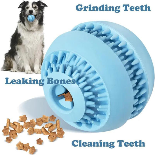 Interactive Dog Treat Ball | IQ Puzzle Chew Toy for Small-Medium Dogs