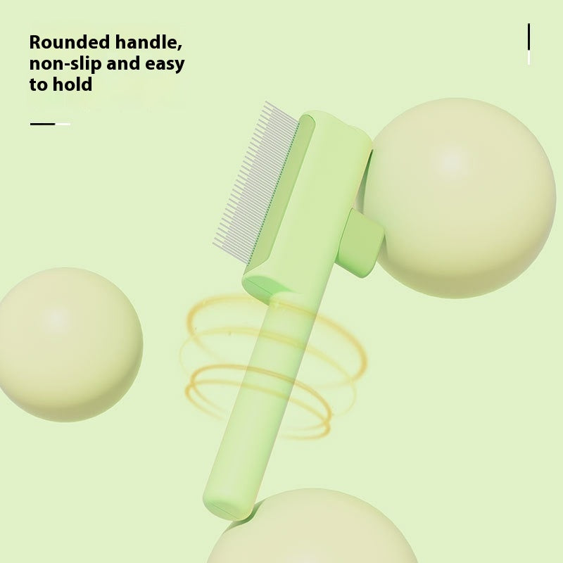 Self-Cleaning Slicker Brush | One-Click Knot Remover & Deshedding Tool