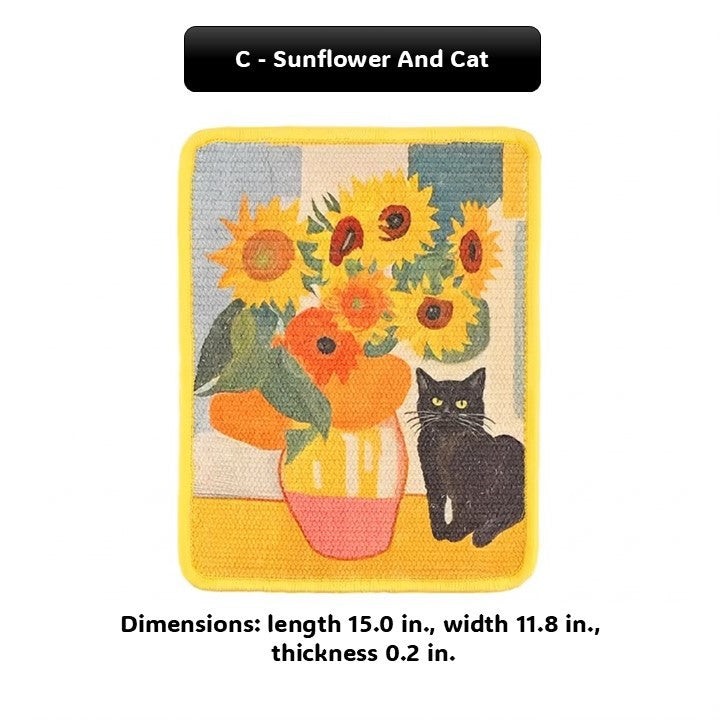 Turn your walls into a mindful gallery where eco-friendly design meets your cat's instinctual need for a satisfying, full-body stretch.