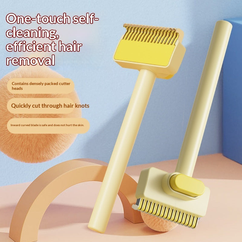 Pet Dematting Rake & Comb | Undercoat Deshedding Tool for Dogs & Cats