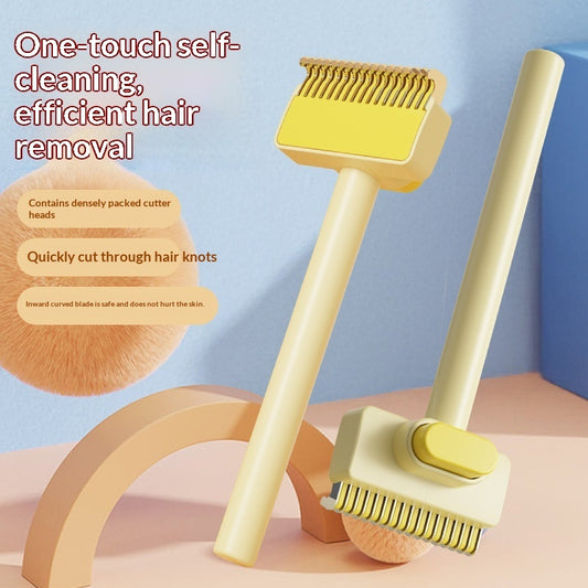 Pet Dematting Rake & Comb | Undercoat Deshedding Tool for Dogs & Cats