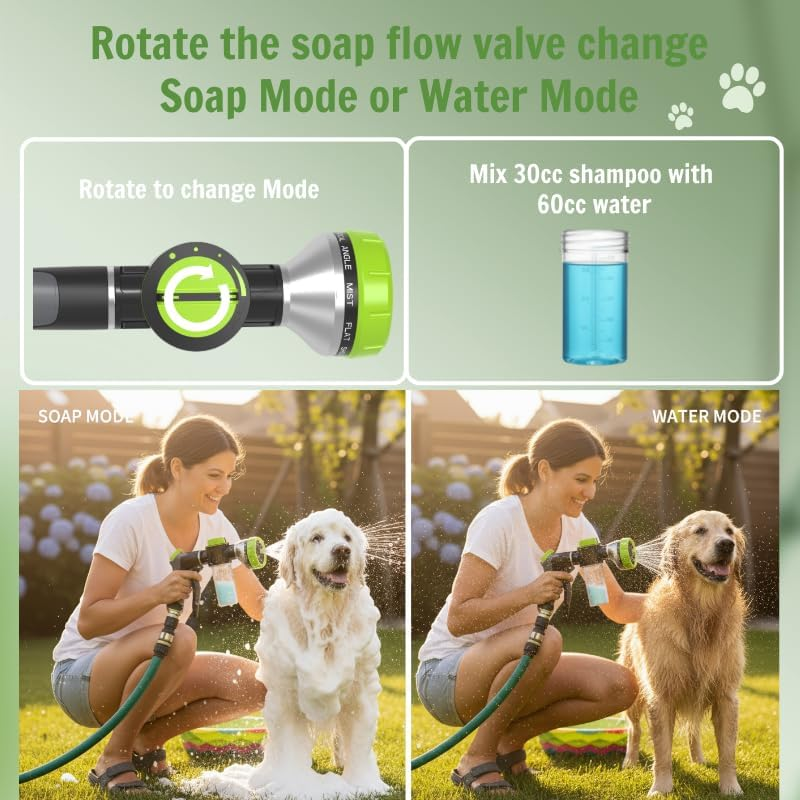 Transform messy bath times into a therapeutic outdoor spa ritual, keeping your pet blissful and your home completely stress-free.