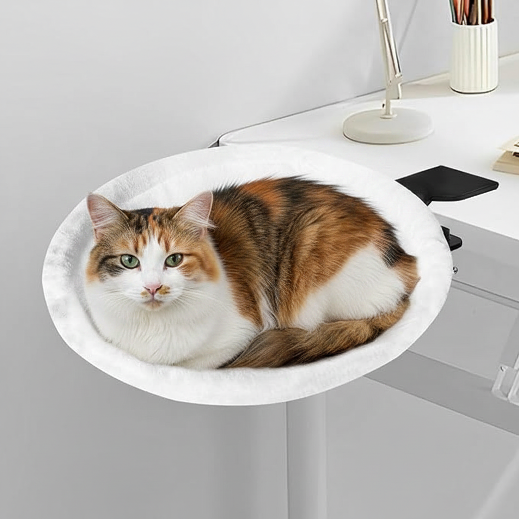 Co-Working in Cloud-Nine Comfort: Why Your Feline Assistant Needs a Floating Executive Suite.