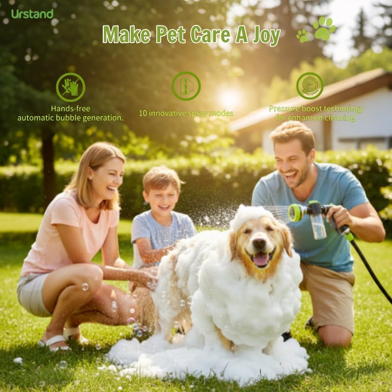 Transform messy bath times into a therapeutic outdoor spa ritual, keeping your pet blissful and your home completely stress-free.