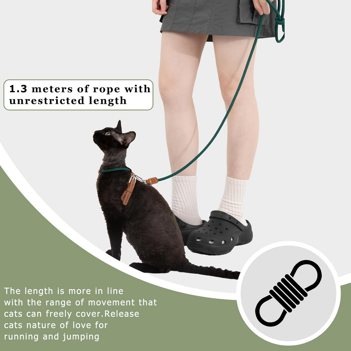 Unlock your indoor cat's natural curiosity with a featherlight, elegant harness that feels like a gentle hug—granting them the freedom to explore while giving you absolute peace of mind.