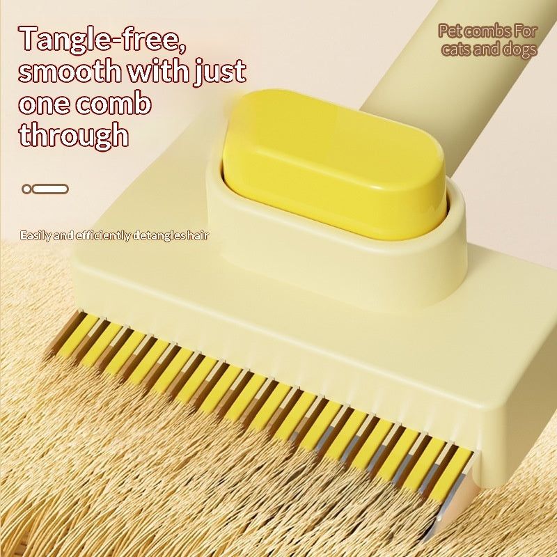 Pet Dematting Rake & Comb | Undercoat Deshedding Tool for Dogs & Cats