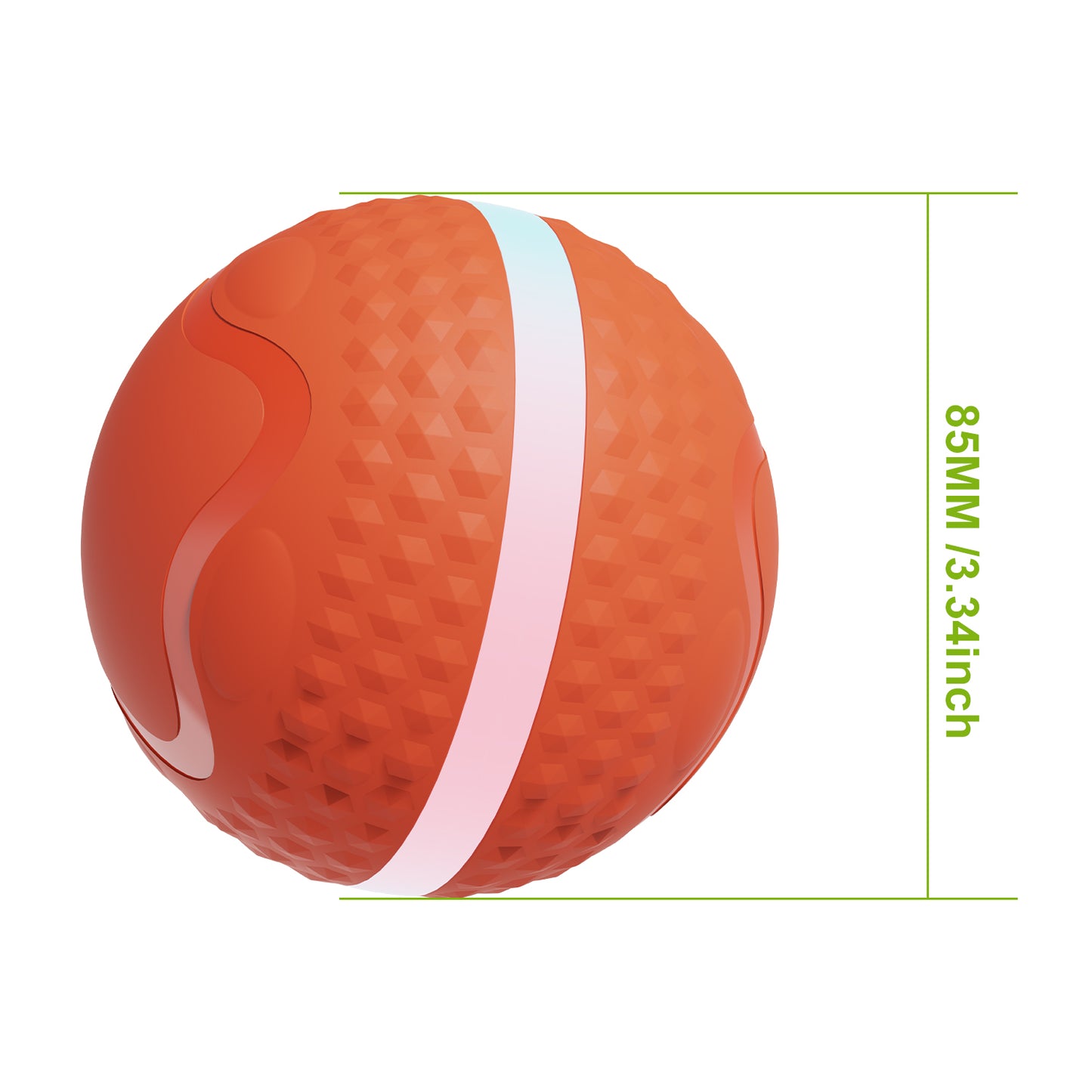 Smart Automatic Dog Ball | Motion Activated LED Toy for Large Dogs