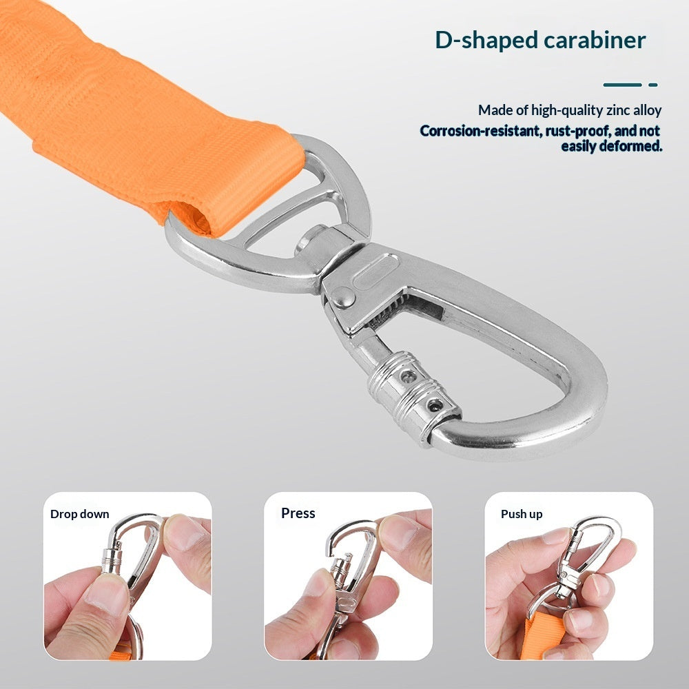 Shock Absorbing Bungee Dog Leash | Reflective "Anti-Burst" Buffer Lead