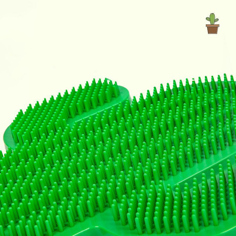 Cat Self Groomer & Wall Corner Massager | Hair Scrubber Brush Toy