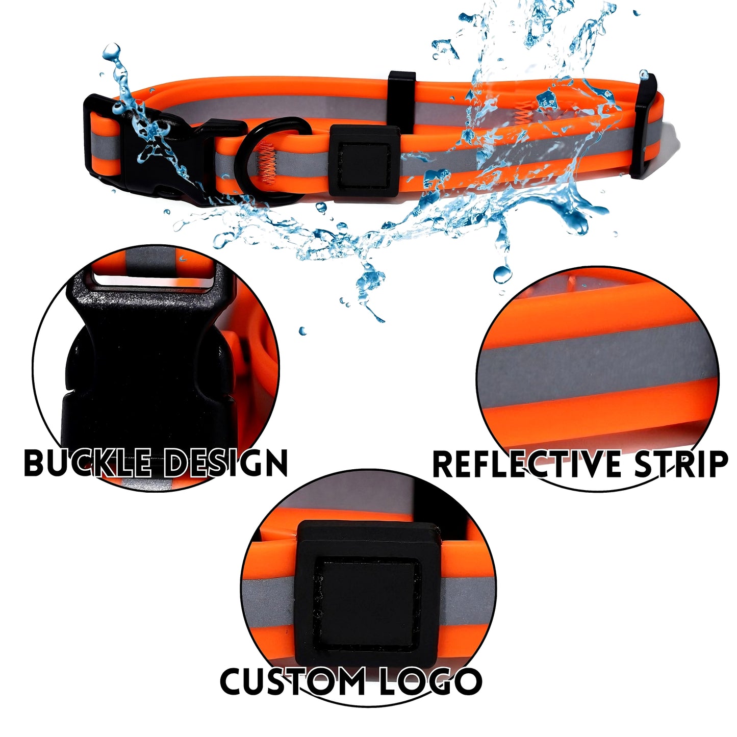 Reflective Dog Leash & Collar Set | High Visibility Night Safety Gear