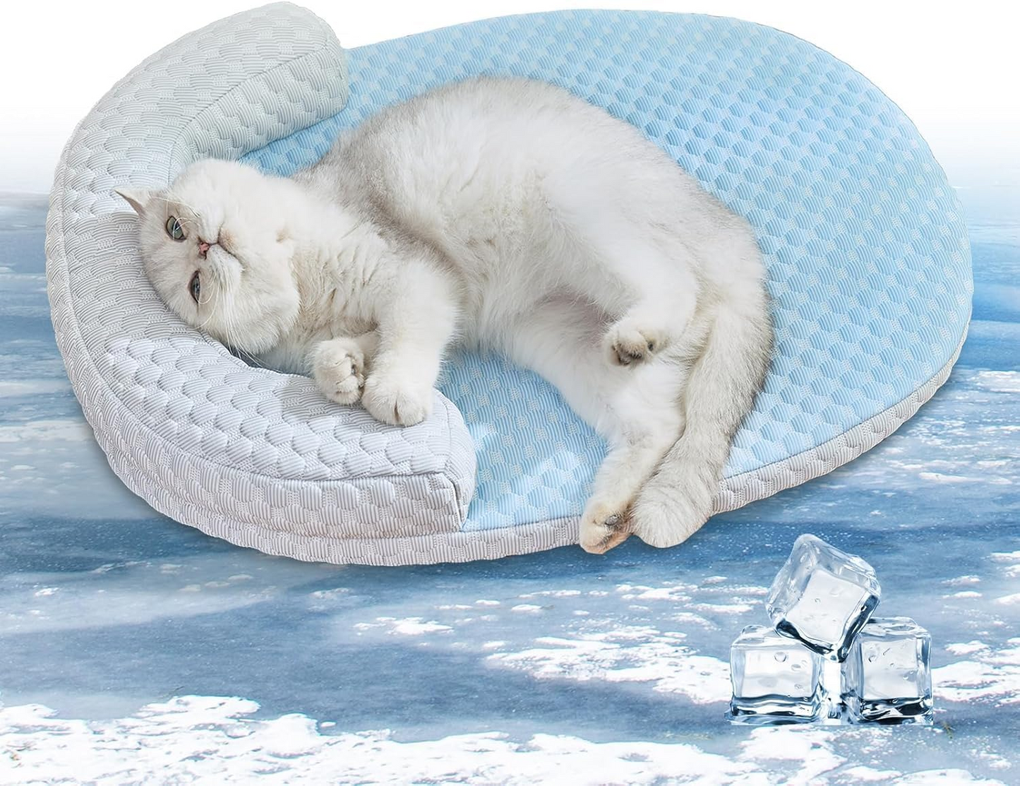Give your furry best friend a refreshing, orthopedic sanctuary that beats the summer heat while seamlessly complementing your modern home aesthetic.
