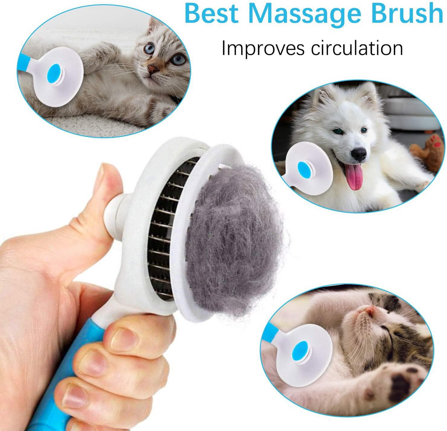 Transform the daily struggle against flying fur into a cloud-soft massage ritual—safely capturing loose undercoat while pampering your cat’s sensitive skin.
