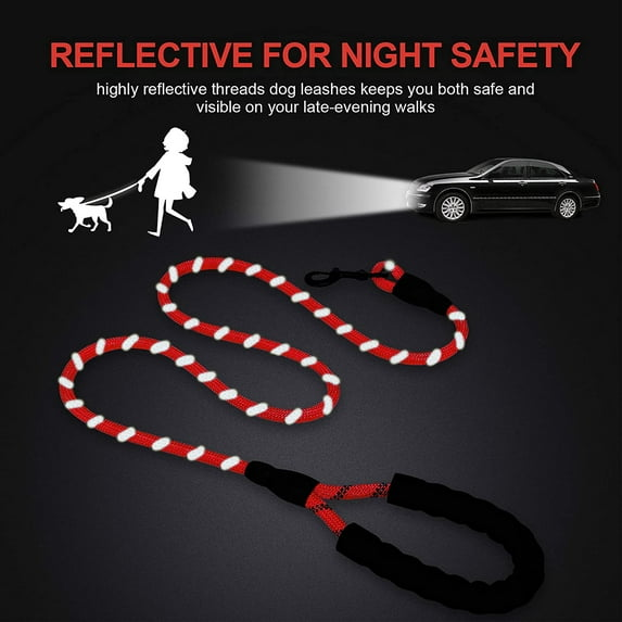 Reclaim the joy of walking your strongest companion. A heavy-duty, blister-free rope leash engineered for unbreakable security, nighttime peace of mind, and the ultimate freedom to explore.