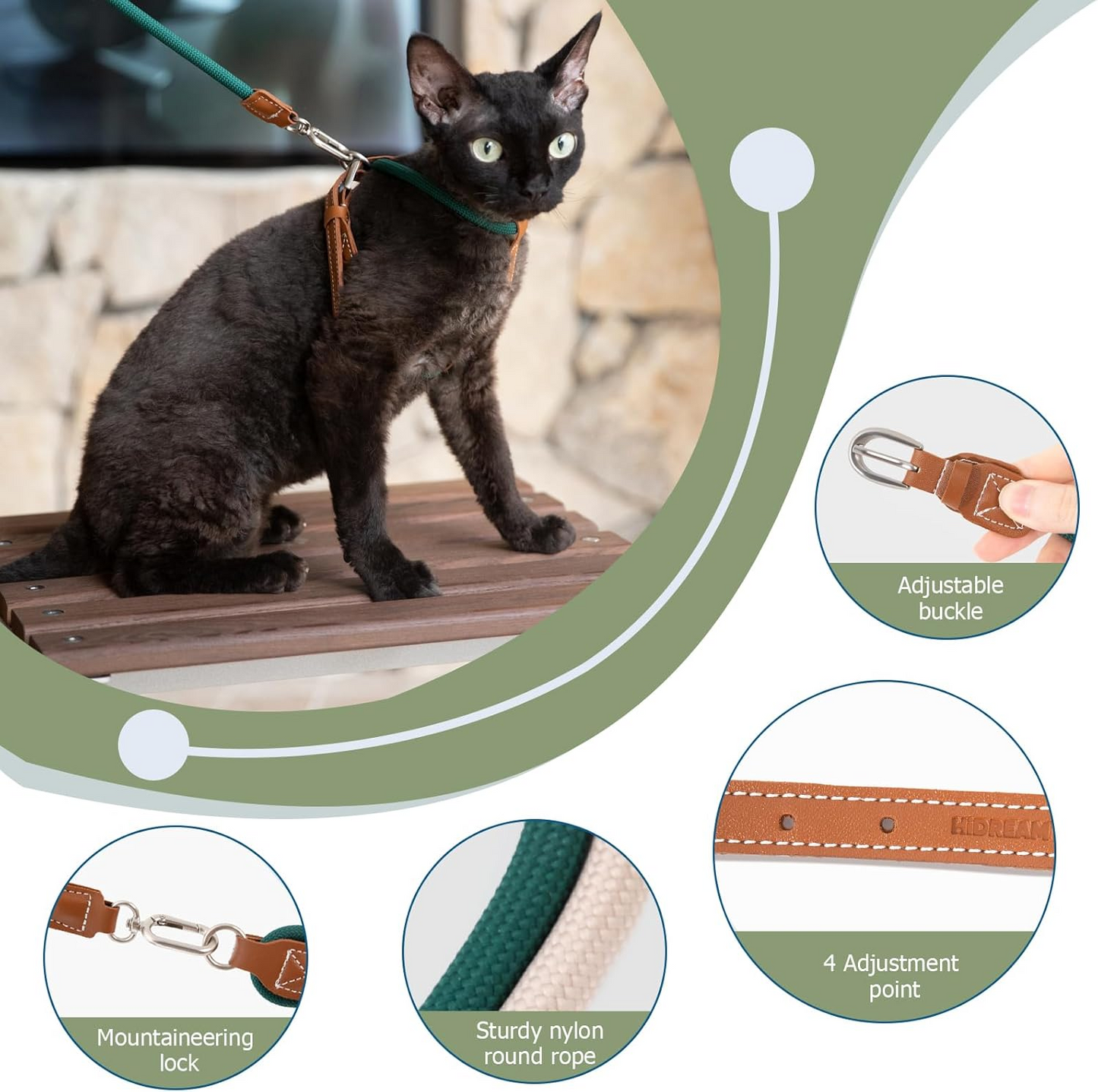 Unlock your indoor cat's natural curiosity with a featherlight, elegant harness that feels like a gentle hug—granting them the freedom to explore while giving you absolute peace of mind.