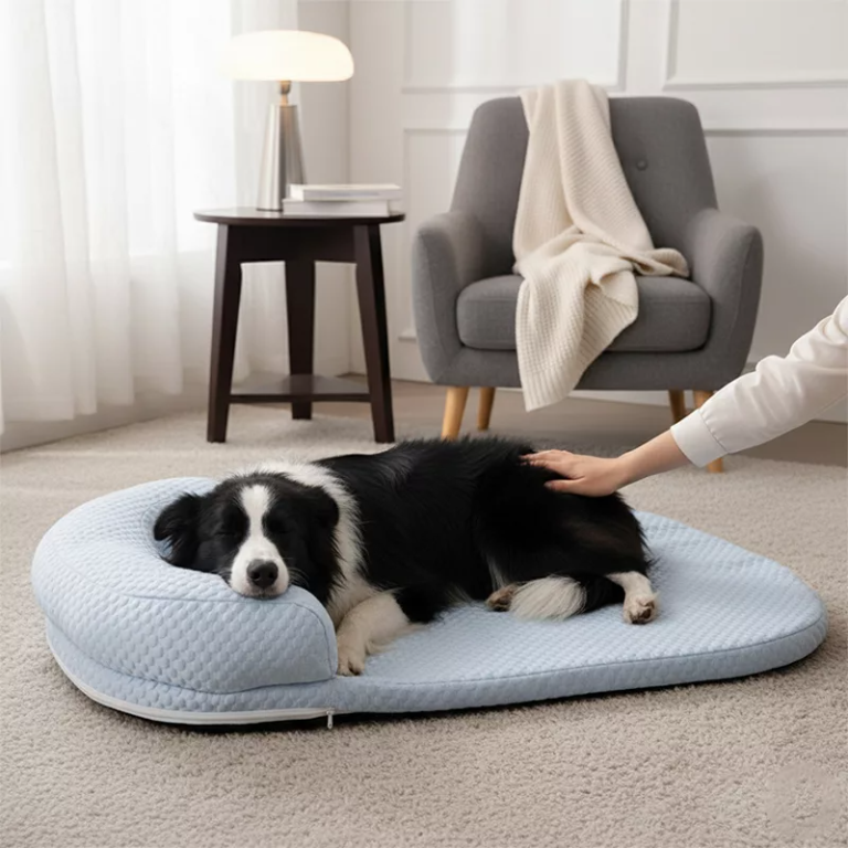 Give your furry best friend a refreshing, orthopedic sanctuary that beats the summer heat while seamlessly complementing your modern home aesthetic.