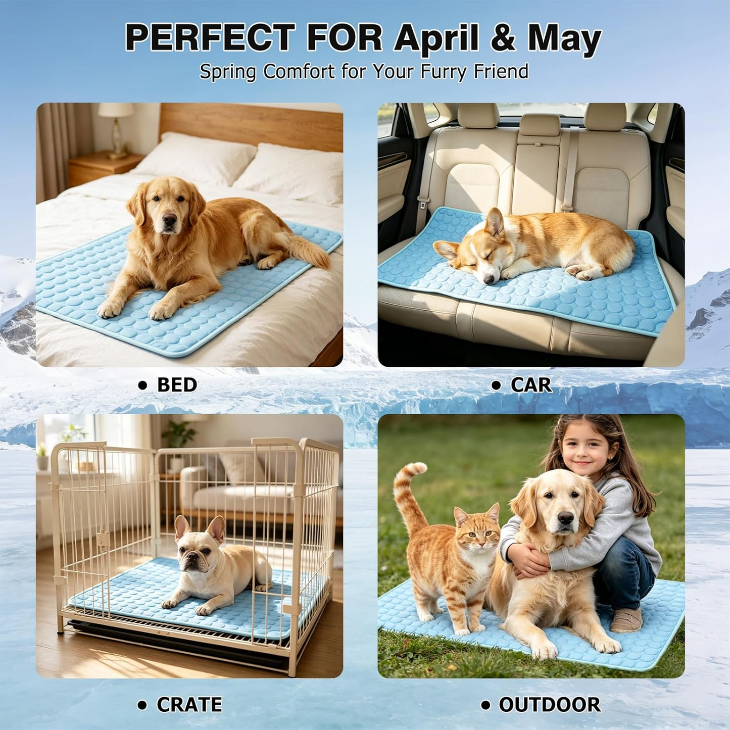 Give your pets the ultimate summer chill while effortlessly protecting your favorite furniture in beautiful style.