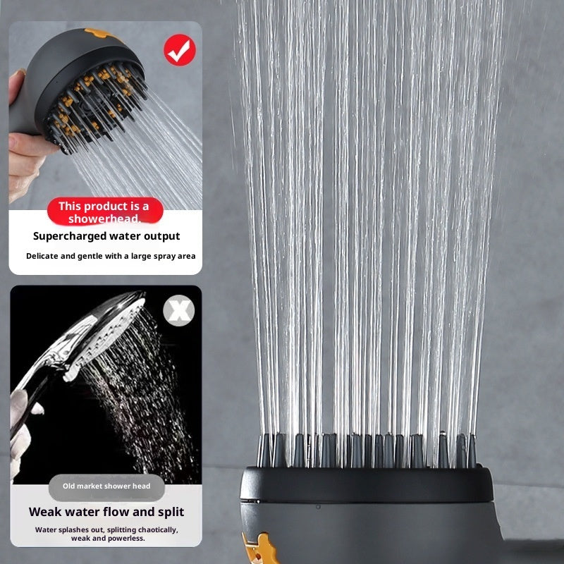 Dog Shower Attachment | 2-in-1 Massage Sprayer & Bath Scrubber