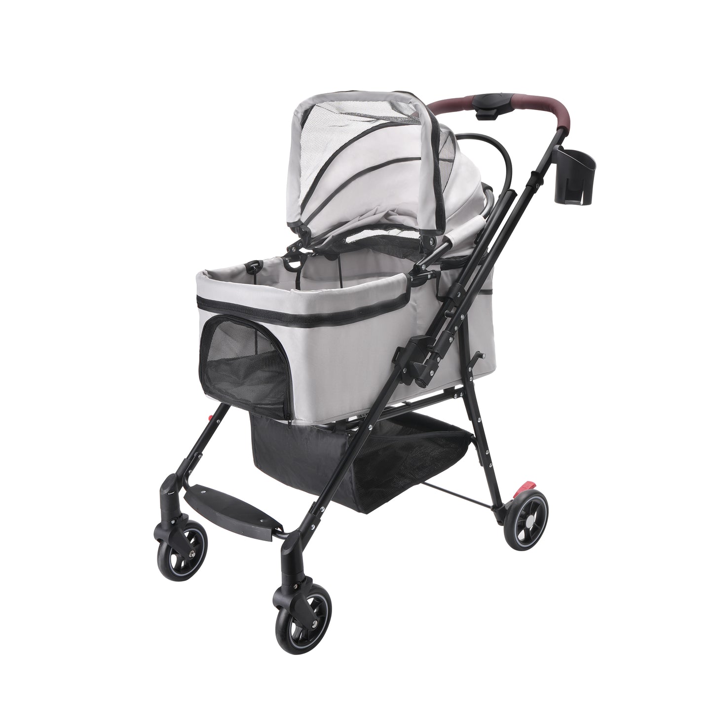 Detachable Pet Stroller | With Travel Bag & 360 Wheels Small Dog