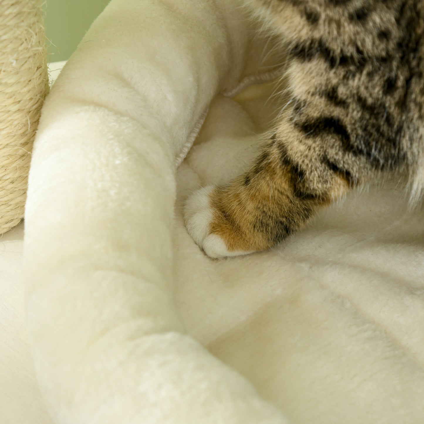 3-Level Cat Tree Tower with Condo & Bed | Interactive Badminton Toy & Scratcher