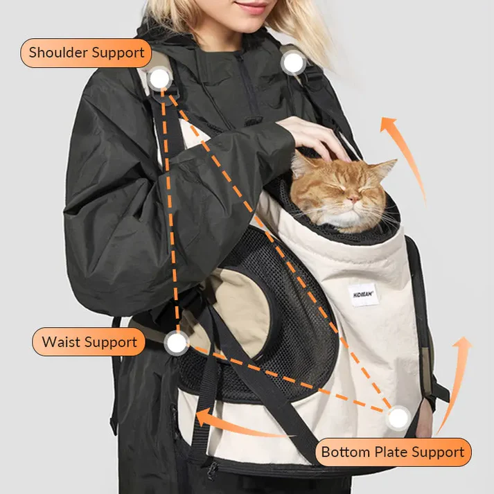 Keep your companion closest to your heart and free your hands—experience unshakeable, orthopedic comfort on every urban adventure.