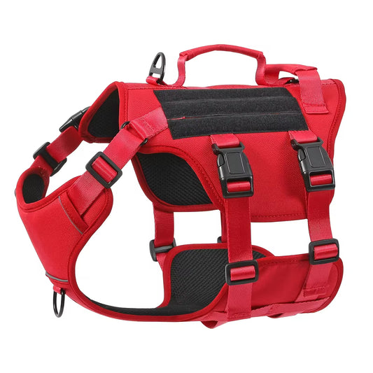 Tactical Dog Harness with Dual Handles | No-Pull Service Vest for Large Dogs