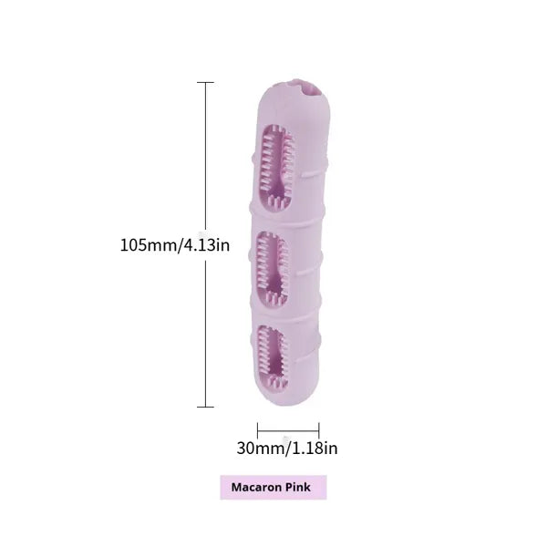Sausage Dog Chew Toy | Dental Teeth Cleaning Brush & Massager