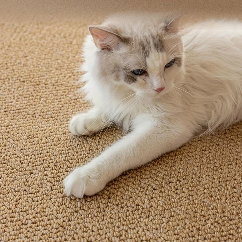 Imitation sisal cat scratching mat can be cut to size, non-slip, pineapple pattern, wear-resistant and scratching mat for cats