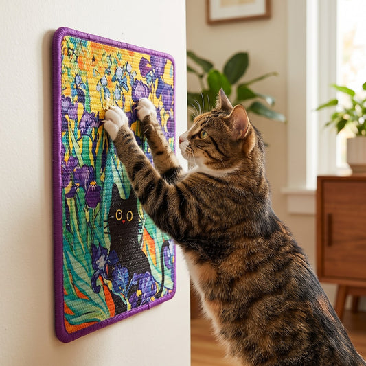 Turn your walls into a mindful gallery where eco-friendly design meets your cat's instinctual need for a satisfying, full-body stretch.