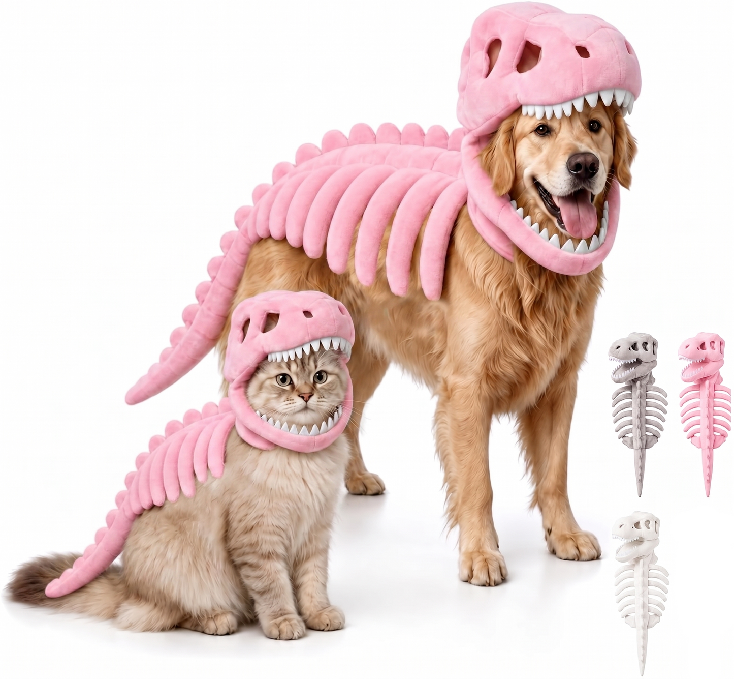 Turn off the lights and unleash a glowing prehistoric legend—giving your small-to-medium pet a show-stopping, ultra-comfortable Halloween look that creates unforgettable memories.
