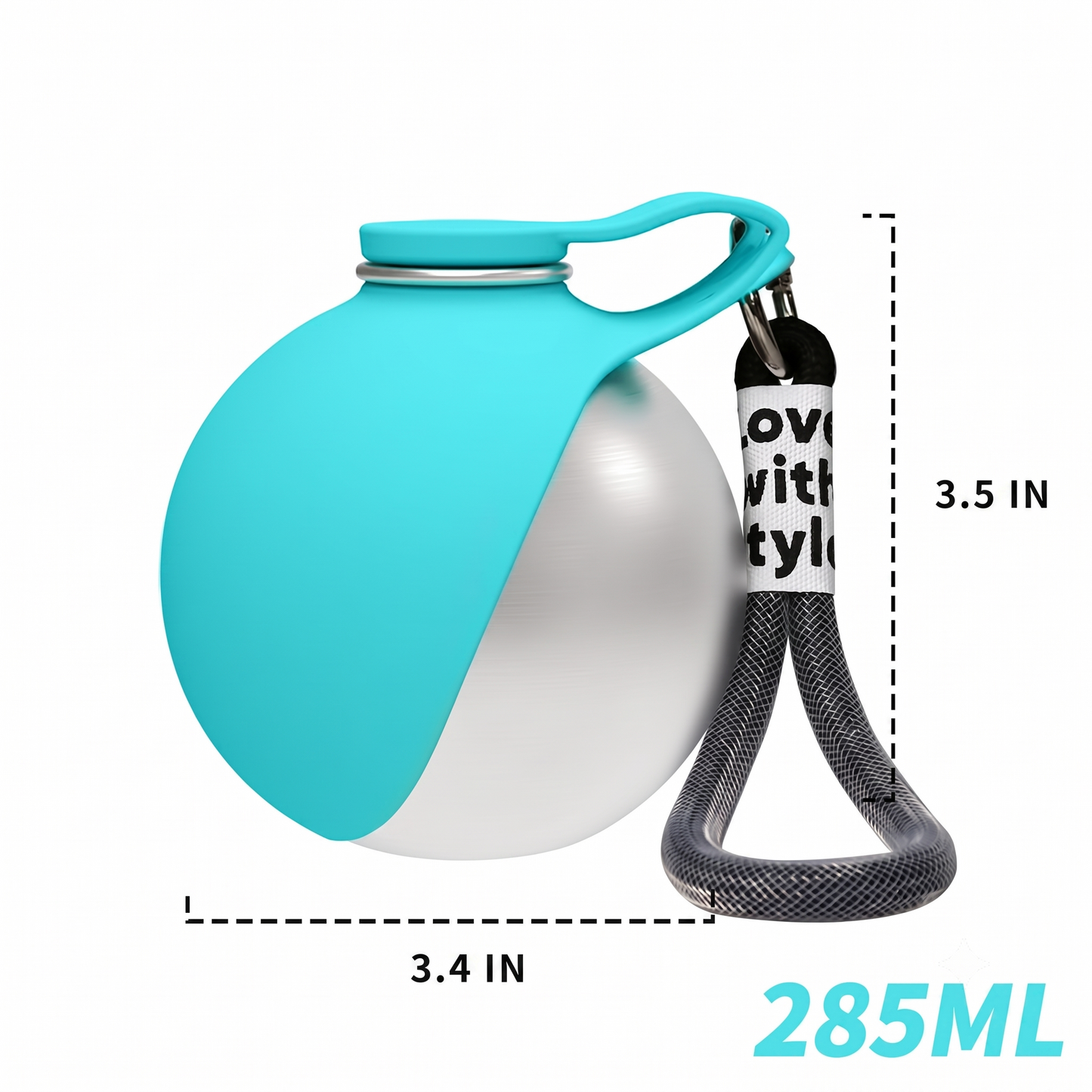 Elevate your outdoor adventures with a sleek, toxic-free hydration sanctuary that gracefully keeps your pet refreshed wherever you wander.
