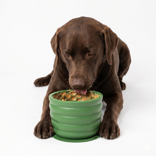 Turn summer heat and bath time stress into a deep, cooling moment of focused bliss—safeguarding your dog's digestion and your home's pristine harmony.