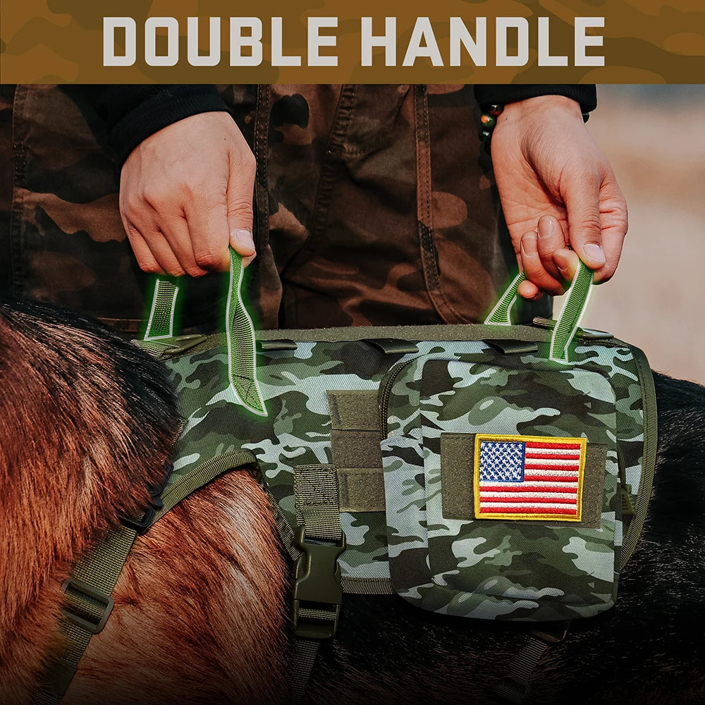 Unleash their inner guardian and conquer the wild together. A heavy-duty, 5-piece military-grade tactical setup built for ultimate control, unwavering trust, and the rugged modern lifestyle.