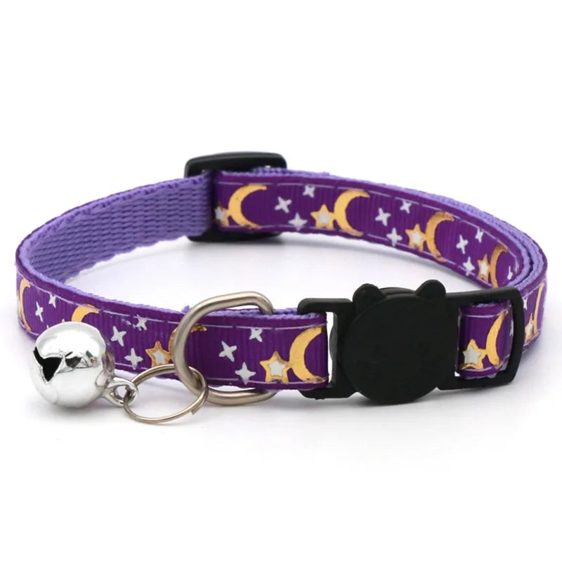 Colorful Dog & Cat Collar with Bell