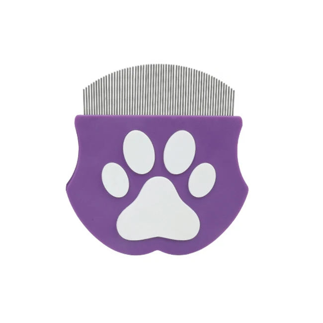Flea Comb & Pet Grooming Brush for Cats & Dogs