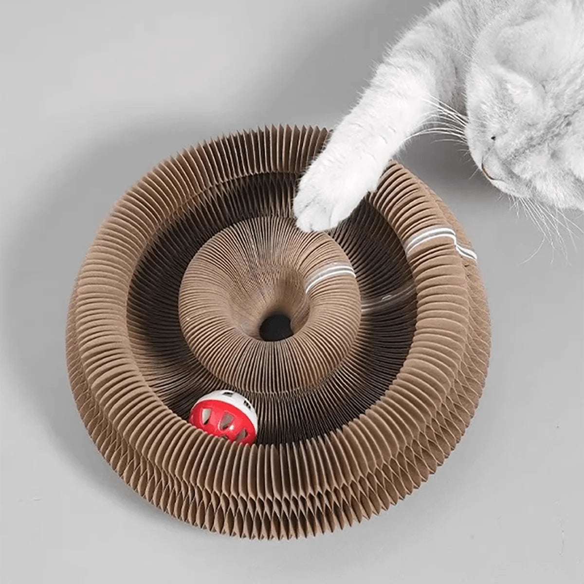 Unchain your feline’s primal hunting instincts with an elegant, shape-shifting playground that transforms active play into a peaceful art form.