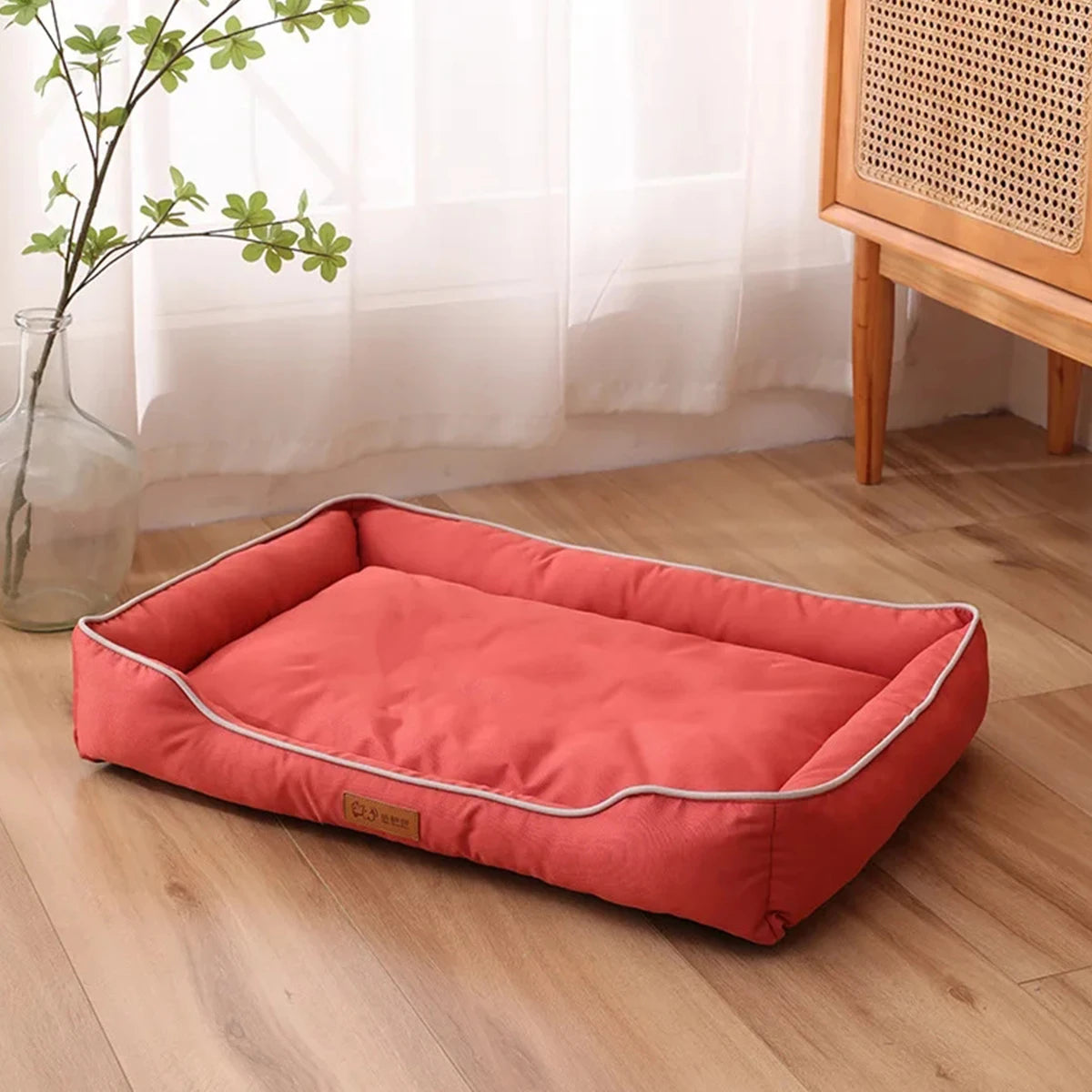 Provide your loyal companion with a luxurious, unshakeable sanctuary of deep sleep, while keeping your chic living room flawlessly elegant.