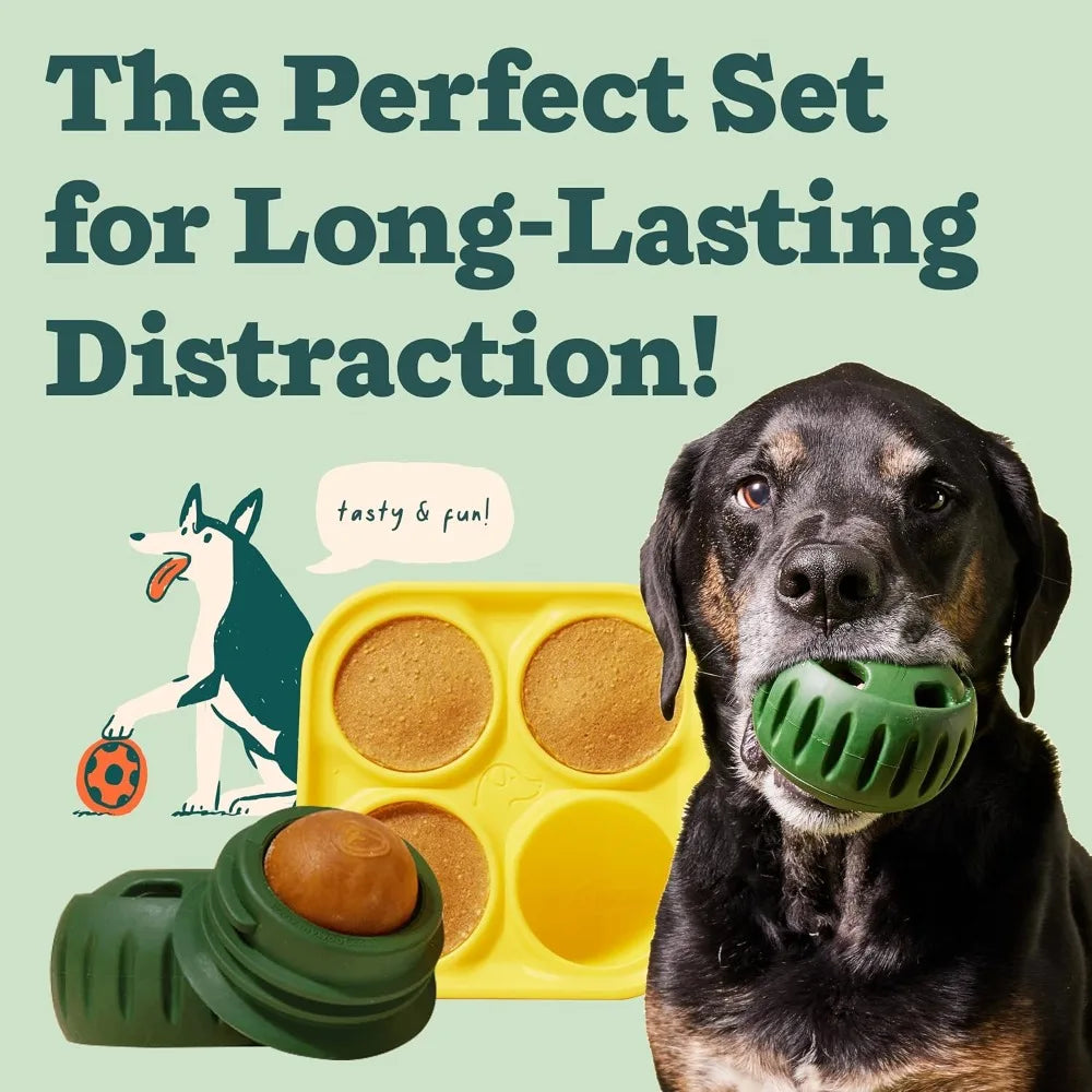 Give your puppy the ultimate soothing distraction and reclaim your quiet "me-time" with a mess-free, long-lasting frozen treat experience.
