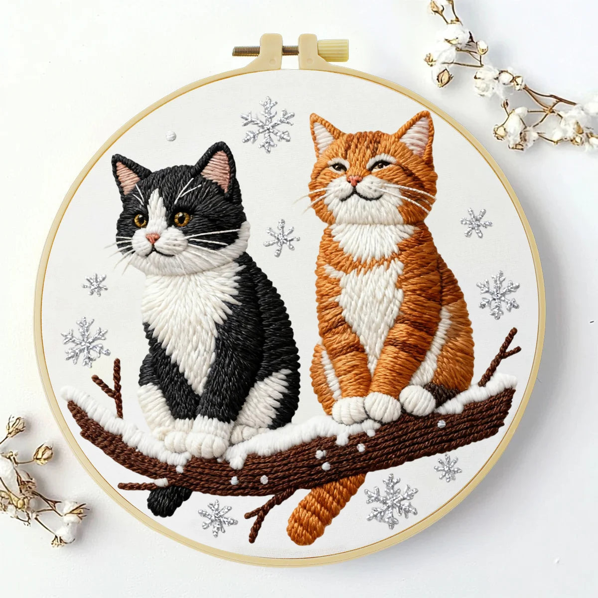 Because your winter nights call for mindful crafting, and your sanctuary deserves a touch of custom-framed feline warmth.