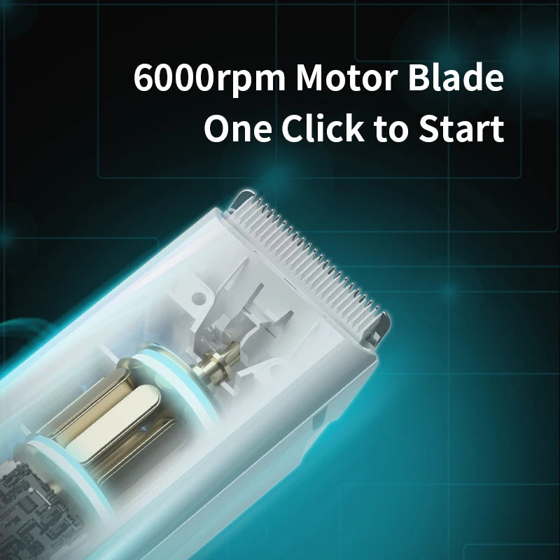 Electric Waterproof Pet Grooming Clipper for Cats & Dogs