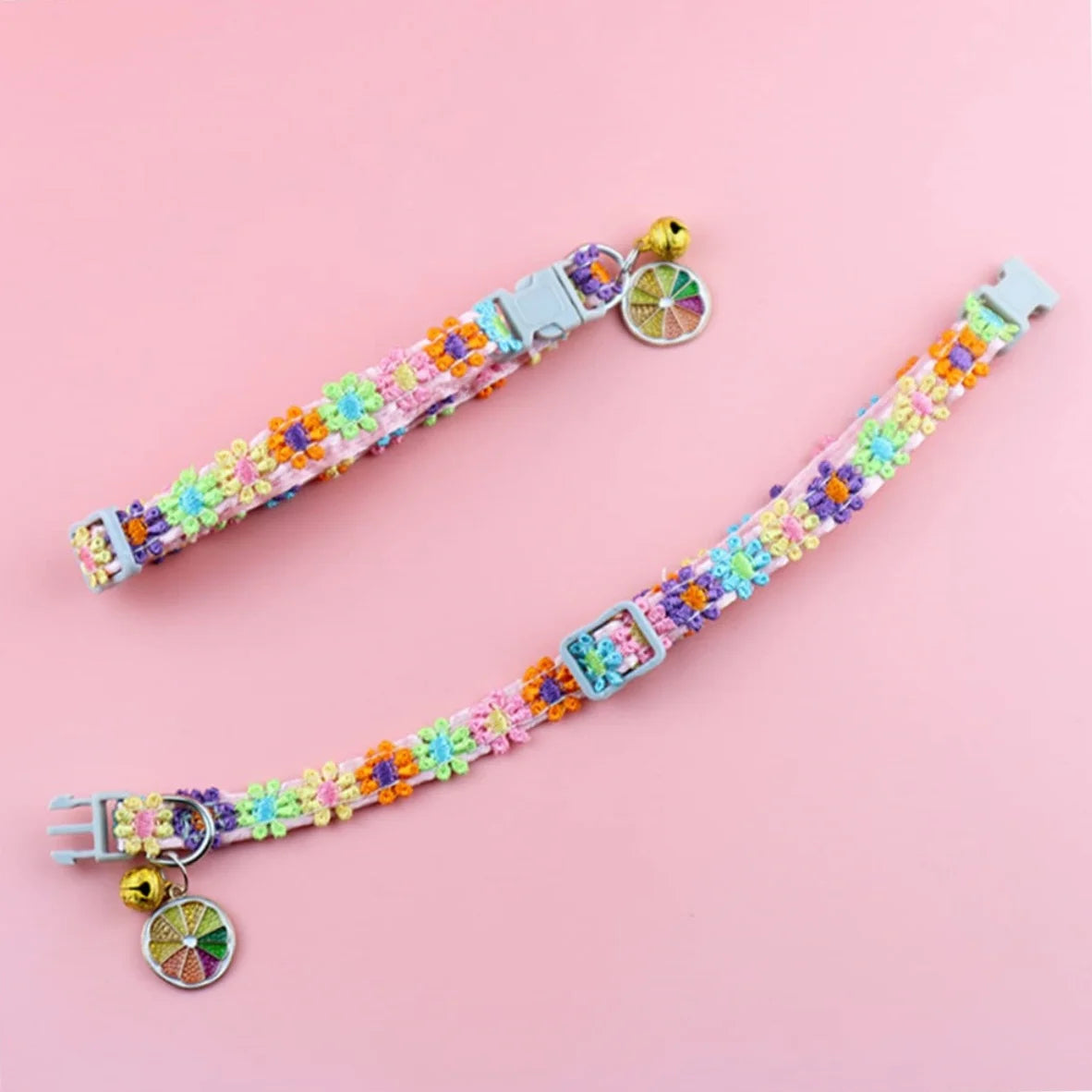 Colorful Dog & Cat Collar with Bell