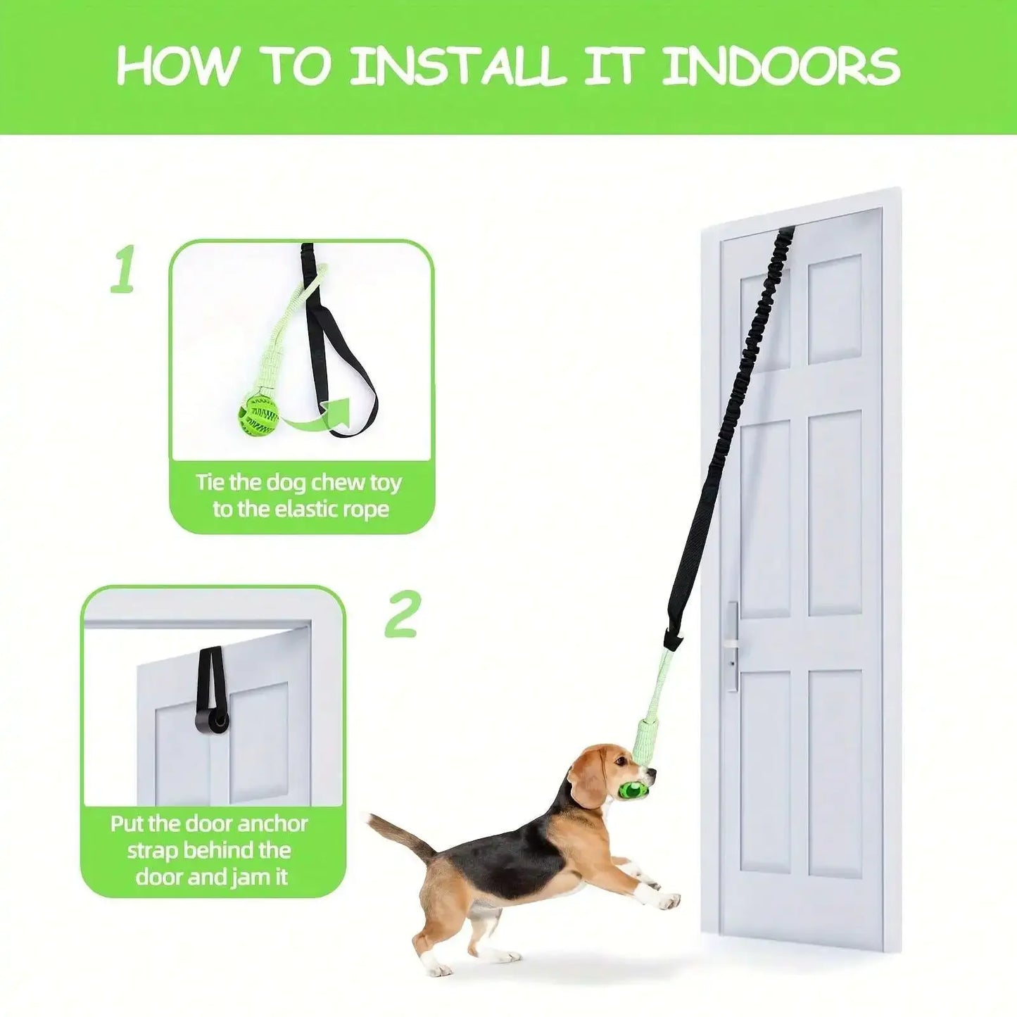 3Pcs Dog Toys for Large & Small Dogs - Interactive Cotton Rope & Ball Chew Toy